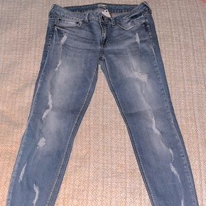 Sneak Peek, distressed skinny jeans